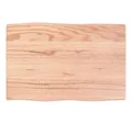 Produktbild: vidaXL Tischplatte Tischplatte 60x40x2 cm Massivholz Eiche Behandelt Baumkante (1 St)