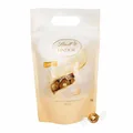 Produktbild: Lindt Lindor Weiße-Schokoladenkugeln Pralinés Pralinen Beutel 80 Kugeln 1 kg