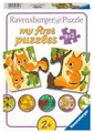 Produktbild: Ravensburger Kinderpuzzle - Tiere und ihre Kinder - 9x2 Teile My First Puzzle für Kinder ab 2 Jahren
