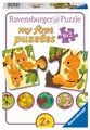 Produktbild: Ravensburger Kinderpuzzle - Tiere und ihre Kinder - 9x2 Teile my fir (US IMPORT)
