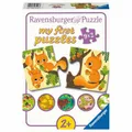 Produktbild: Ravensburger Kinderpuzzle Tiere und ihre Kinder, Puzzle, 9x2 Teile, 03123