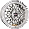 Produktbild: 4x BORBET B Silver Rim Polished 7x17 ET20 4x108 Alufelgen 17 Zoll