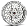 Produktbild: 1x BORBET DESIGN B silver rim polished 7.0Jx17 4x108 ET20