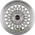 Produktbild: 4x Borbet B silver rim polished 7x17 ET20 - LK4/108 ML65.1 Felge Alu
