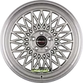 Produktbild: Borbet B silver rim polished 7x17 ET20 - LK4/108 ML65.1 Felge Alu