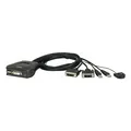 Produktbild: Aten 2-Port USB DVI-Kabel KVM-Switch mit Remote-Port-Selektor Aten | Remote-Port
