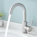 Produktbild: Wasserhahn Hoch 360 Drehbar Warm Kaltwasser Edelstahl Badezimmer