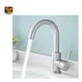 Produktbild: Wasserhahn Bad Hoch 360 Drehbar Warm Kaltwasser Mischbatterie Ed