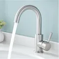 Produktbild: Wasserhahn Bad Hoch 360 Drehbar Edelstahl Warm Kaltwasser Misch