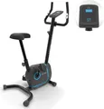 Produktbild: Klarfit Myon Cycle Heimtrainer Fahrrad - Ergometer Fahrrad mit 12 kg Schwungmasse, Hometrainer mit Pulsmesser, 8-stufiger Widerstand, Rahmenantrieb mit SilentBelt, Tablethalterung, schwarz