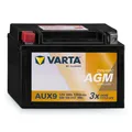 Produktbild: VARTA AUX9 Stützbatterie, 9Ah 12V 130A, Dynamic AGM, 509106013