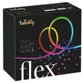 Produktbild: Flex – App-gesteuerter Flexibler Lichtschlauch Mit Rgb (16 Millionen Farben) Leds. 2 Meter. Weißer Kabel. Innen Smart Home Dekoration Licht - Twinkly