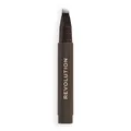 Produktbild: Revolution Brow Pen Dunkelbraun Präzisionsstift Langanhaltend Vegan 1.8 ml