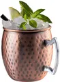 Produktbild: APS Becher Moscow Mule, 4-tlg., Edelstahl, 500 ml, Becher-Set im Antik-Kupfer Look, 4-teilig
