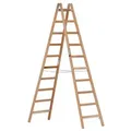 Produktbild: Euroline Holz Sprossenstehleiter 2x10 Sprossen