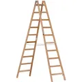 Produktbild: Euroline Holz Sprossenstehleiter 2x10 Sprossen