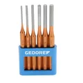 Produktbild: Gedore Splinttreiber-Satz inkl. PVC-Halter 6-teilig Stahl/Lackierung