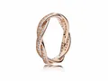 Produktbild: PANDORA - 180892CZ-60 - Verbundene Treue - Ring - PANDORA Rose - Gr. 60