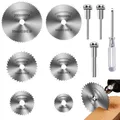 Produktbild: HSS Kreissägeblätter Set 6 Stück für Holz, Kunststoff, Metall, kompatibel mit...