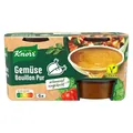 Produktbild: Knorr Bouillon Pur Gemüse vegane Gemüsebouillon mit vollem Geschmack (6x 0,5L)