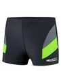 Produktbild: Aqua Speed Badehose Badepants Jungs kurz + gratis eBook | Kurze UV Schwimmhose für Jungen | Enge Kinderbadehose | 38. Grau Grün Gr. 140 | Andy