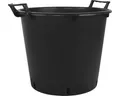 Produktbild: Pflanzcontainer mit Griff geli Kunststoff Ø 40 cm H 34 cm schwarz