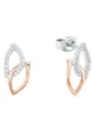 Produktbild: Amor Paar Ohrstecker Blätter, mit Zirkonia (synth)