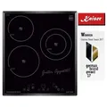 Produktbild: Kaiser Küchengeräte Elektro-Kochfeld KCT 4745, 45 cn, Schwarz Glas, Facette, Restwärmeanzeige, Einbau Herd schwarz