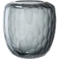 Produktbild: Leonardo Bellagio Kugelvase - Vase aus hochwertigem Glas mit Struktur außen - Handarbeit - Höhe 19 cm, Durchmesser 16,5 cm - Anthrazit, 036450