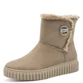 Produktbild: s.Oliver Damen Winterstiefel ohne Absatz Gefüttert Vegan, Braun (Taupe), 38 EU