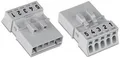 Produktbild: WAGO 890-255 Netz-Steckverbinder 890 Stecker Gesamtpolzahl: 5 16A Grau 50St.