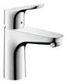 Produktbild: Hansgrohe Focus Einhebel-Waschtischmischer 100 LowFlow mit Zugstangen-Ablaufgarnitur - Chrom - 31603000