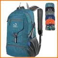 Produktbild: WATERFLY Faltbarer Rucksack 20L Ultraleicht Nylon Tagesrucksack Pfauen Blau