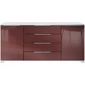 Produktbild: Vladon Sideboard, Bordeaux, Holzwerkstoff, 166.5x75.5x35 cm, Wohnzimmer, Kommoden & Sideboards, Sideboards
