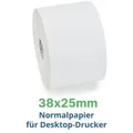 Produktbild: Zebra Z-Perform 1000T, Etikettenrolle, Normalpapier, 38x25mm, 880003-025D
