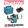 Produktbild: Makita 18V Akku Bohrhammer DHR243 ZJ + Staubabsaugung DX07 im MakPac mit Einlage