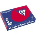 Produktbild: CLAIREFONTAINE Kopierpapier Kopierpapier Trophee A4 160g/qm VE=250 Blatt kirschrot rot