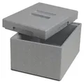 Produktbild: Climapor Styropor Thermobox mini 25,5 x 35 x 21 cm - 9,2 L - 1 Box - Grau