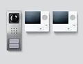 Produktbild: Siedle CVB 850-2 E/W Video-Set Basic, 2 Ruftasten, edelstahl gebürstet (21000874