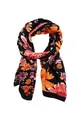 Produktbild: Desigual Foulard Poppy Flower Rectangle Black