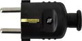 Produktbild: N & L 18490 Schutzkontaktstecker Kunststoff 230V Schwarz
