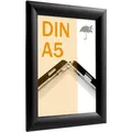 Produktbild: Klapprahmen A5 wetterfest, schwarz schwarz, Aluminium