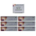 Produktbild: Wella Illumina 6 x 60 ml 6/37 dunkelblond gold braun Set