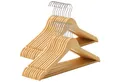 Produktbild: SONGMICS Kleiderbügel Bügel, (20-tlg), Bügel aus Massivholz, Einkerbungen, rutschfester, um 360° drehbarer