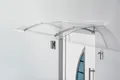 Produktbild: Gutta Vordach Pultvordach PT Secco edelstahl-optik 150 x 90 x 22cm