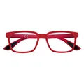 Produktbild: Zippo® Soft Touch -Lesebrille, hergestellt aus weicher Linienrahmen, ideal für Männer und Frauen, Diopter +2,50, rote Farbe