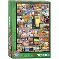 Produktbild: EuroGraphics 6000-0755 Puzzle Reise um die Welt mehrfarbig