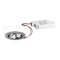 Produktbild: LED Einbaustrahler-Set BB03 inkl. Konverter, IP20, rund, 230V, 6W 3000K 640lm 38