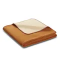 Produktbild: Biederlack Decke Wohndecke Melange Doubleface 775719 150x200cm, Ocker-Beige