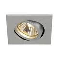 Produktbild: SLV NEW TRIA 68 CS/LS QPAR51 Downlight aluminium eckig, Einbauleuchte, Einbauspot, Deckeneinbauleuchte, Spot, Deckenspot, Einbaustrahler, Deckenstrahler, Wohnzimmer, Badezimmer